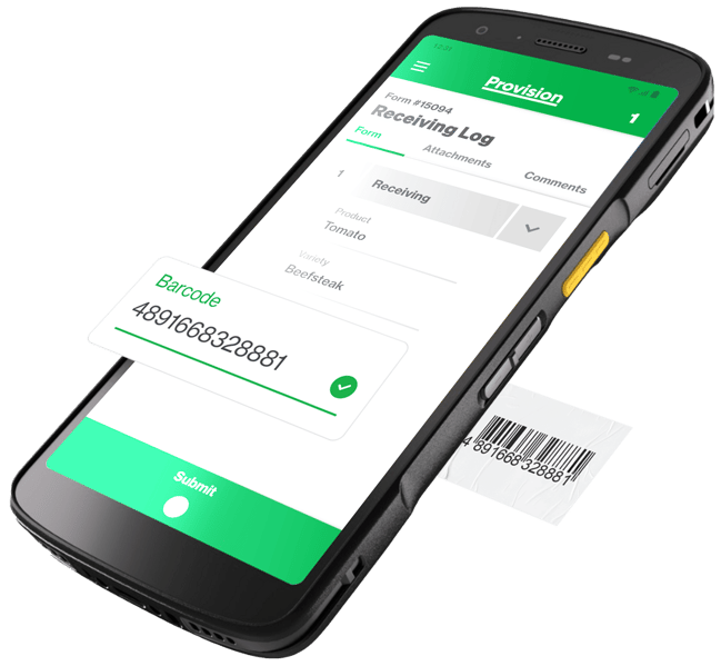 GS1 barcode scanning for easy FSMA 204 receiving Provision 2-min GS1 barcode scanning for easy FSMA 204 receiving Provision 2-min