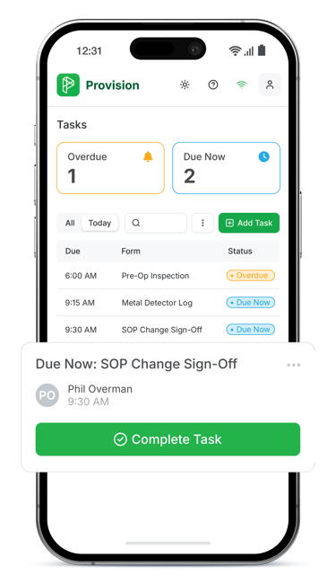 SOP Change approval task iPhone SOP Change approval task iPhone