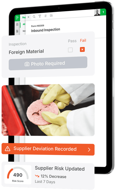 Supplier deviation sequence iPad v5