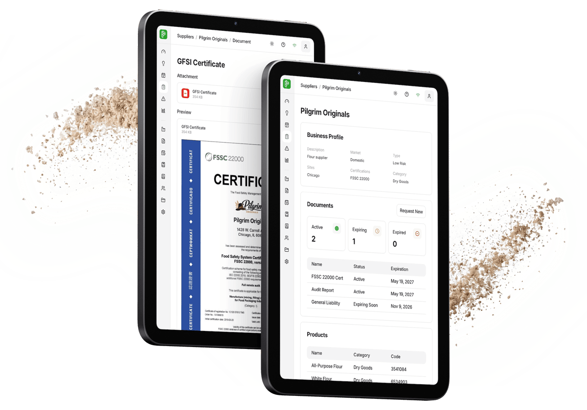Supplier profile and doc - with flour (1)