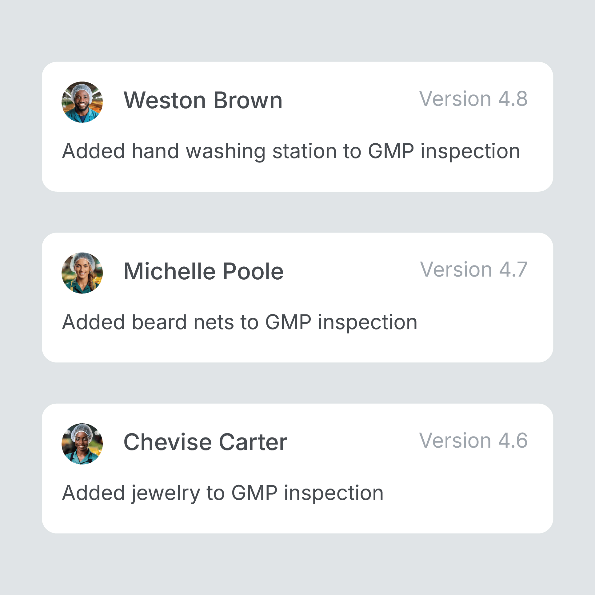 Version History Change Tracking for FSQA Provision-min