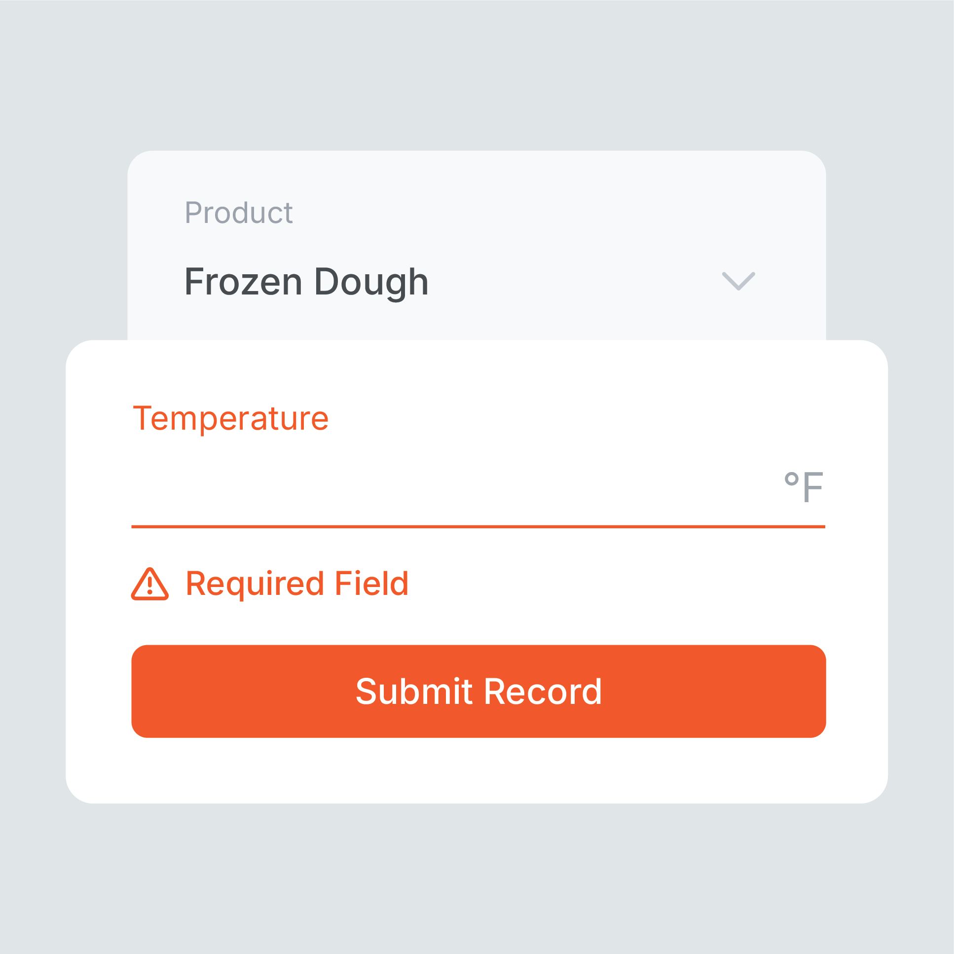 required field validation