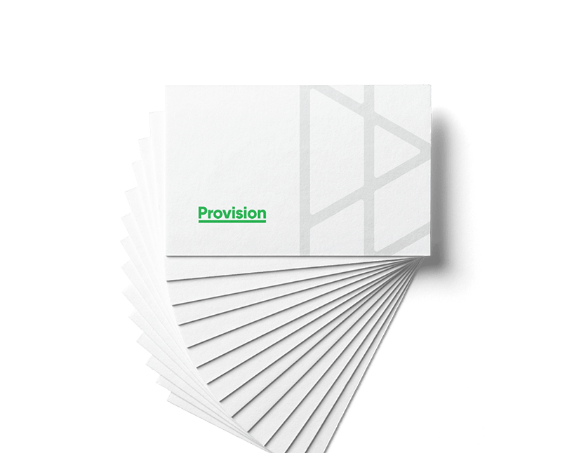 Provision business cards